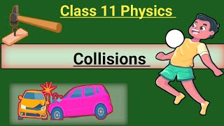 Collisions class 11 physics chapter 3 forces and motion [upl. by Brenden]