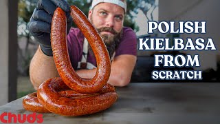 Making Polish Kielbasa at Home  Chuds BBQ [upl. by Athalee]