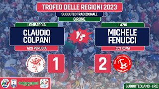 LOMBARDIALAZIO Fase a gironi Trofeo delle Regioni 2023  Subbuteo Tradizionale [upl. by Steve]