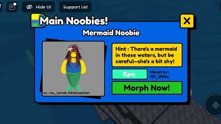 How To Get Mermaid Noobie  Find The Noobies Morph Roblox [upl. by Schoenburg]