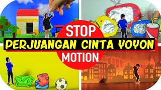 PERJUANGAN CINTA YOYON Stop Motion [upl. by Keung]