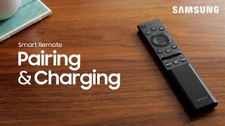 How to pair and charge your new 2021 solar Smart remote  Samsung US [upl. by Nove]