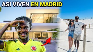 Asi es la vida de LINDA CAICEDO en Madrid Con su Novia Autos Mansion Dinero [upl. by Reade489]