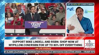 FULL SPEECH Mike Lindell speaks at Trump Rally in St Cloud Minnesota  72724 [upl. by Inot603]