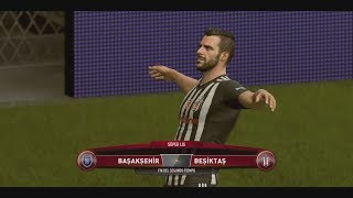 FIFA 18  Resumen partido Liga Turca  Basaksehir vs Besiktas  Fatih Terim [upl. by Loise]