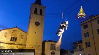 Befane Umbria 2024 il video dei vigili del fuoco [upl. by Dolan]