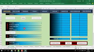 EXCEL NAKLİYE amp CARİ TAKİP V1 [upl. by Jeffrey]