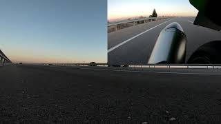 KAWASAKI ZX14R AKRAPOVIC EXHAUST FLYBY  ACCELERATION 0300KPH [upl. by Ilka]