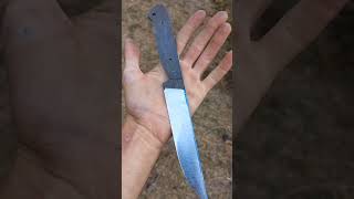 Desbaste ricasso e têmperahandmade tutorial knife bladesmith desbate [upl. by Teloiv]