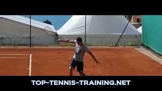 Nicolas Almagro Backhand Slow Motion [upl. by Nyhagen]