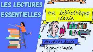 MA BIBLIOTHÈQUE IDÉALE  les lectures indispensables pour le plaisir ou pour devenir prof [upl. by Anilejna]