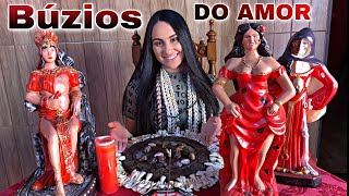 JOGO DE BÚZIOS PARA O AMOR  BÚZIOS PARA A VIDA AMOROSA COM AS POMBAGIRAS [upl. by Nihcas878]