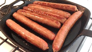 HOW TO COOK SAUSAGES  Gregs Kitchen [upl. by Bumgardner]