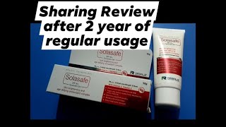 Review REGALIZ Solasafe SPF 50 Silicone Sunscreen Gel based  non greasy [upl. by Kinch]