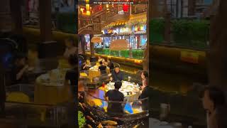 Thailands Unique Restaurant Dining Over Water Surrounded by Fish [upl. by Mazel792]