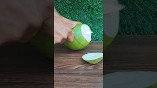 Soft coconut cutting 🌴satisfying viralshort coconut [upl. by Ole460]