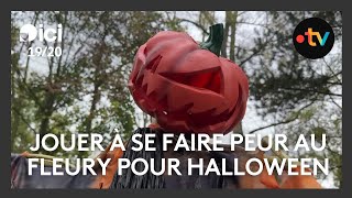 Halloween  jouer à se faire peur au parc Fleury à Wavrechain sous Faulx [upl. by Kylen23]