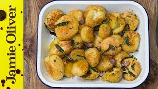 Roast Potatoes Three Ways  Jamie Oliver [upl. by Isyak622]