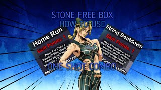 YBA STONE FREE BOX SHOWCASE ONE SHOT COMBO 1 VS 1 [upl. by Mcmaster]