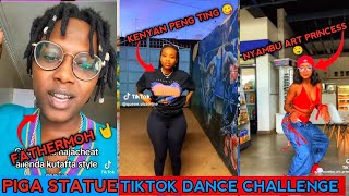 PIGA STATUE TIKTOK DANCE CHALLENGE BY MARIOO FT FATHERMOH FT SEAN MMG [upl. by Lehman]