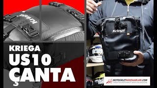 KRIEGA DRYPACK US10 MOTOSİKLET ÇANTASI [upl. by Zaneta806]