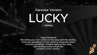 Halsey  Lucky Karaoke Version [upl. by Gracie644]