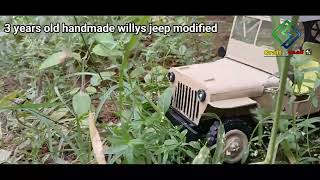 handmade miniature willys jeep off road [upl. by Burchett]