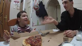 Murat Reis ile Dominos Pizza Yedik  ASMR Mukbang Eating Show  ASMR Yemek Yeme Şovu [upl. by Jacinto914]