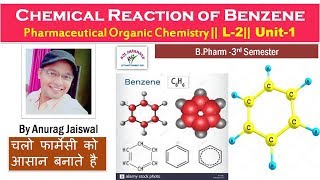 Chemical Reaction of Benzene  L2 Unit1 POCII [upl. by Epilef]