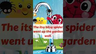 Itsy Bitsy Spider New Version │Nursery Rhyme Sing a long with Lyrics │Sing and Shine Tunes short [upl. by Pierrepont212]