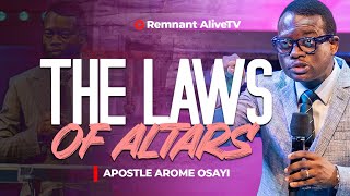 APOSTLE AROME OSAYI  THE LAWS OF ALTARS apostlearomeosayi sermon church rcnghana [upl. by Aihtennek]