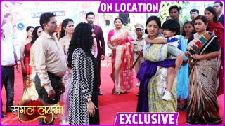 Mangal Lakshmi On Location Mangal Ne Bacchyai Dhruv Ki Jaan Parents Ne Kaha Mangal Ko Hero [upl. by Aeet]