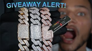 Unboxing 19MM Prong Set Cuban Link In Rose Yellow And White Gold amp Review  Astroice Jewelry [upl. by Alarick]