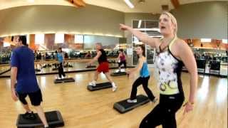 Step Class at LA Fitness [upl. by Eeimaj]