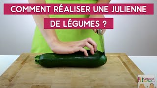 Comment réaliser une julienne de légumes [upl. by Aisekal239]