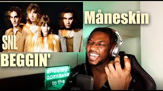 SINGER REACTS to Måneskin Beggin Live  SNL [upl. by Rosenstein]