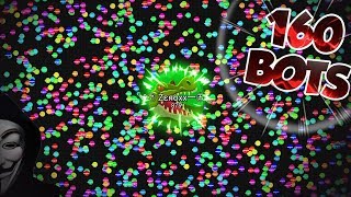 AGARIO 160 BOTSMINIONS ON RAGA AGARIO  BOTS ARE BACK ON AGARIO  Agario 👑 [upl. by Fan]