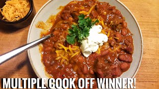 Chili Recipe How To Make Award Winning Chili [upl. by Attej809]