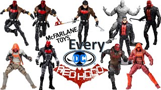 Every DC Multiverse McFarlane Toys Red Hood Jason Todd Comparison List [upl. by Nehgem344]