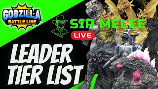 GODZILLA BATTLE LINE LEADER KAIJU TIER LIST wTop ranked players chat about leader monsters [upl. by Tigdirb157]