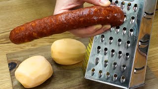 Top Rezepte mit Kartoffeln Einfach Kartoffeln reiben Leckeres Rezept Einfaches Abendessen ASMR [upl. by Zetana]