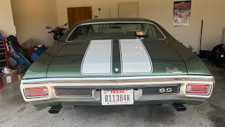 TRUE Texas Triple Green 1970 SS454 LS5 Surfaces For Sale [upl. by Flessel]