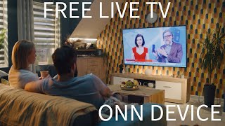 FREE LIVE TV ON THE ONN DEVICE [upl. by Aihtniroc]