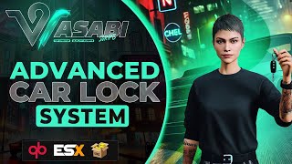 FiveM Advanced Car Lock Script  QBCore  ESX  2024 Vehicle Keys [upl. by Revart]