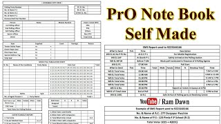 Self Made PrO Note Book Understand its uses amp Download pdf File Loksabha Vote [upl. by Siuqramed607]