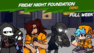 FRIDAY NIGHT FOUNDATION  Friday Night Funkin Mod DEMOHARD [upl. by Anyala]