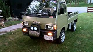 LED light conversion 1992 Daihatsu Hijet S83p [upl. by Eceirahs]