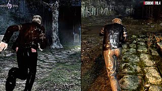 Resident Evil 6 Vs Resident Evil 4 Remake  Leon Scott Kennedy Comparison [upl. by Loyce188]