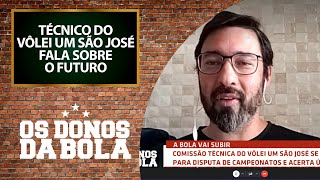 VÔLEI UM SÃO JOSÉ  ENTREVISTA COM TÉCNICO PEU  PEDRO UEHARA [upl. by Neirol]