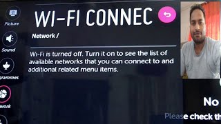 LG Smart Tv WIFI turned off solvedHow to turn on WIFI on LG TV  LG TV WIFI Issue EMODE [upl. by Orsino]